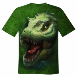 Мужская футболка 3D Dinosaur head art - PrintSalon
