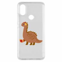 Чехол для Xiaomi Mi A2 Dinosaur in sock - PrintSalon