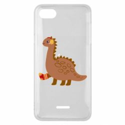 Чехол для Xiaomi Redmi 6A Dinosaur in sock - PrintSalon
