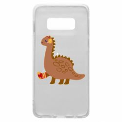Чехол для Samsung S10e Dinosaur in sock - PrintSalon