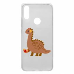 Чехол для Xiaomi Redmi 7 Dinosaur in sock - PrintSalon