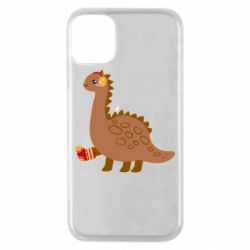 Чехол для iPhone 11 Pro Dinosaur in sock - PrintSalon