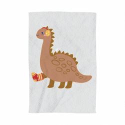 Полотенце с принтом Dinosaur in sock - PrintSalon
