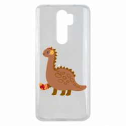 Чехол для Xiaomi Redmi Note 8 Pro Dinosaur in sock - PrintSalon