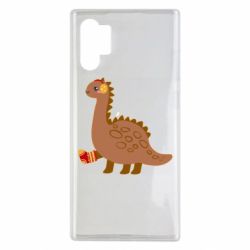 Чехол для Samsung Note 10 Plus Dinosaur in sock - PrintSalon