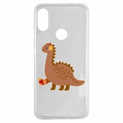 Чехол для Xiaomi Redmi Note 7 Dinosaur in sock - PrintSalon