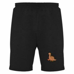 Мужские шорты Dinosaur in sock - PrintSalon