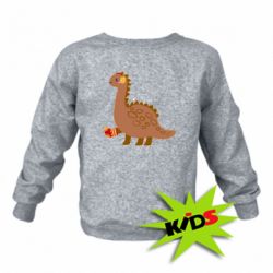 Детский свитшот Dinosaur in sock - PrintSalon