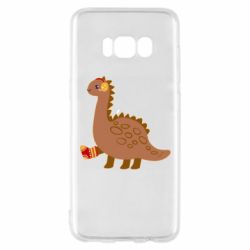 Чехол для Samsung S8 Dinosaur in sock - PrintSalon