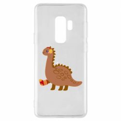 Чехол для Samsung S9+ Dinosaur in sock - PrintSalon