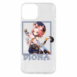 Чехол для iPhone 14 Diona Genshin Impact - PrintSalon