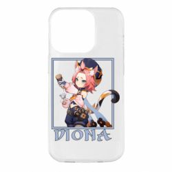Чехол для iPhone 14 Pro Diona Genshin Impact - PrintSalon