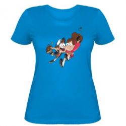 Женская футболка Диппер и Мэйбл - PrintSalon