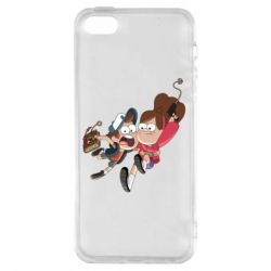 Чехол для iPhone5/5S/SE Диппер и Мэйбл - PrintSalon