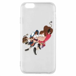 Чехол для iPhone 6/6S Диппер и Мэйбл-PrintSalon Чехол для iPhone 6/6S Диппер и Мэйбл