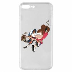 Чехол для iPhone 7 Plus Диппер и Мэйбл - PrintSalon