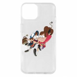 Чехол для iPhone 14 Диппер и Мэйбл - PrintSalon