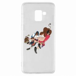 Чехол для Samsung A8+ 2018 Диппер и Мэйбл - PrintSalon