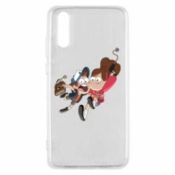 Чехол для Huawei P20 Диппер и Мэйбл - PrintSalon