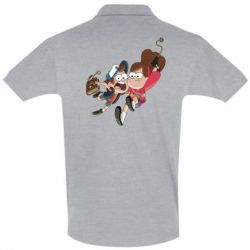 Мужское поло Диппер и Мэйбл - PrintSalon