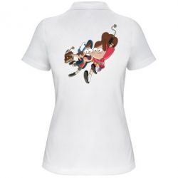 Женское поло Диппер и Мэйбл - PrintSalon