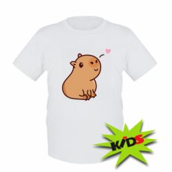 Дитяча футболка Capybara - PrintSalon