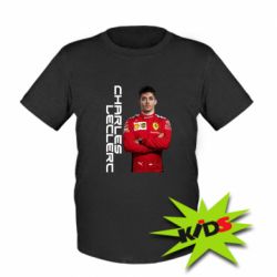 Детская футболка F1 Charles Leclerc - PrintSalon