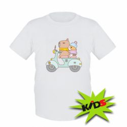 Детская футболка Капибара и Морская свинка - PrintSalon