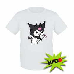 Дитяча футболка Kuromi devil - PrintSalon