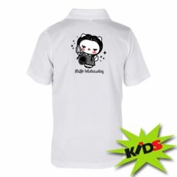 Детское поло Wednesday Hello Kitty - PrintSalon