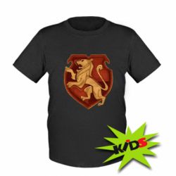 Детская футболка Cтарая эмблема Гриффиндор - PrintSalon