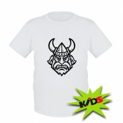 Детская футболка Викинг в Шлеме - PrintSalon