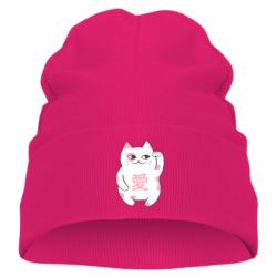 Детская шапка Cat and hieroglyphs - PrintSalon