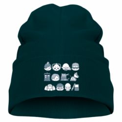 Детская шапка Doctor who icons - PrintSalon