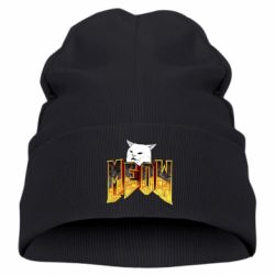 Детская шапка Doom меов cat - PrintSalon