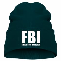 Детская шапка FBI - Female Body Inspector - PrintSalon