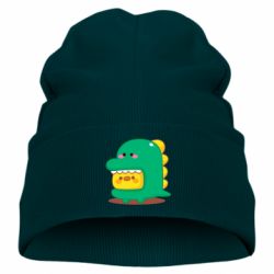 Детская шапка Уточка в костюме динозавра - PrintSalon