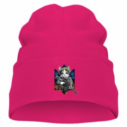 Детская шапка Кот военный - PrintSalon