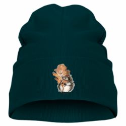 Детская шапка Осенний ежик - PrintSalon