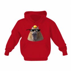 Детское худи Capybara cool - PrintSalon