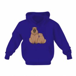 Детское худи Две капибары