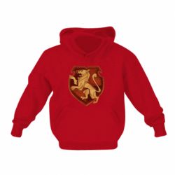 Детское худи Cтарая эмблема Гриффиндор - PrintSalon