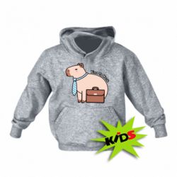 Дитяче худі Time To Work - PrintSalon