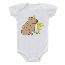 Дитячий бодік Будь Капібарою - PrintSalon