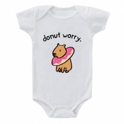 Детский бодик Donut Worry - PrintSalon