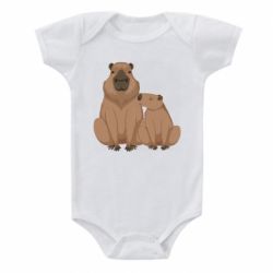 Дитячий бодік Дві капібари