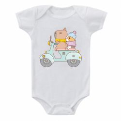 Детский бодик Капибара и Морская свинка - PrintSalon