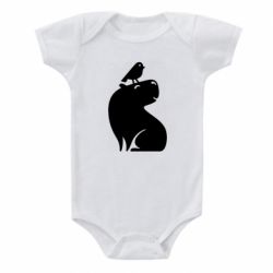 Дитячий бодік Копібара та Пташка - PrintSalon