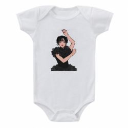 Детский бодик Уэнсдей арт - PrintSalon