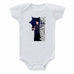 Детский бодик Wendesday Addams - PrintSalon